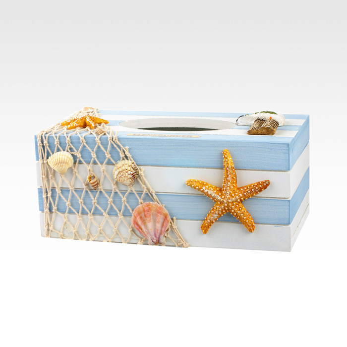 地中海风格纸巾盒（海星）