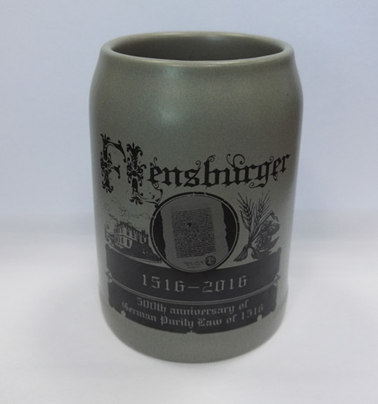 啤酒纯净法纪念版陶瓷杯300ml