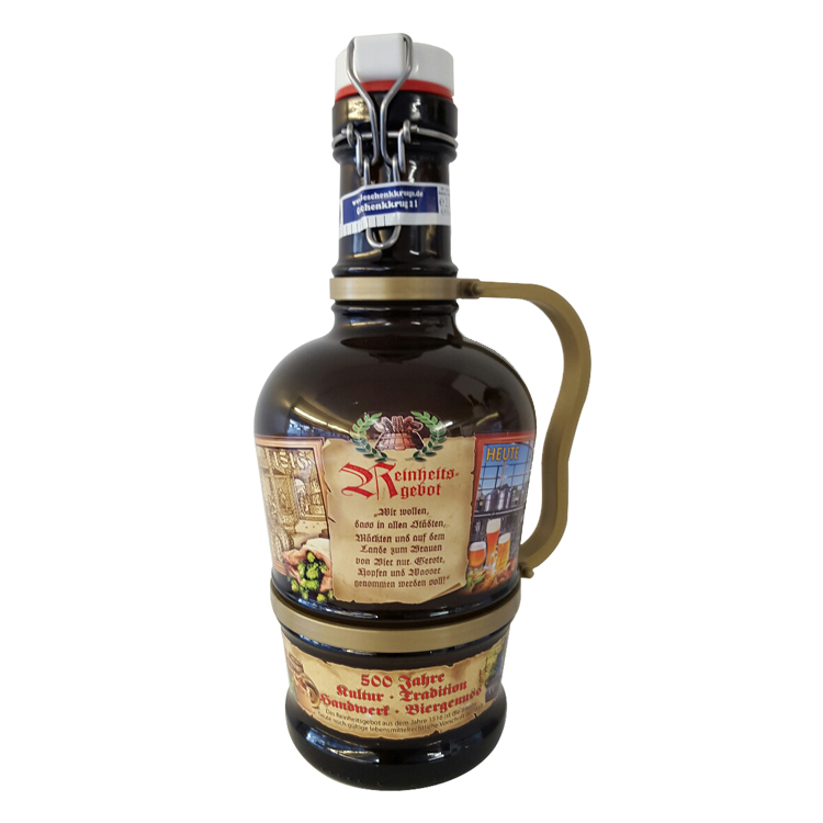 弗伦斯堡黑啤酒(啤酒纯净法500周年纪念)2L瓷瓶