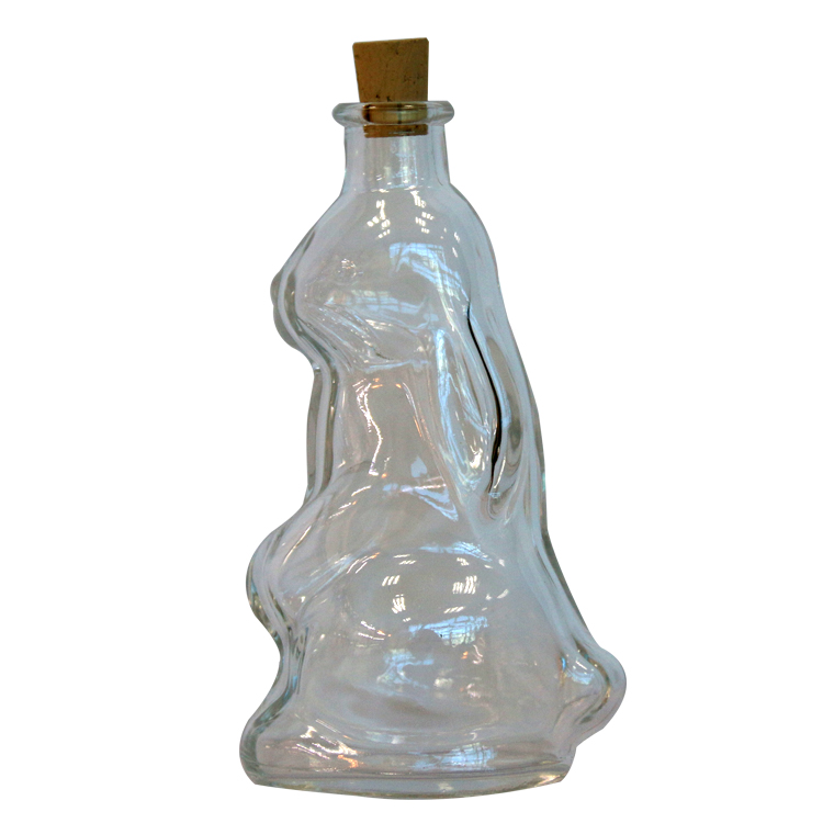 兔子瓶 So027玻璃瓶 200ml+10014瓶塞