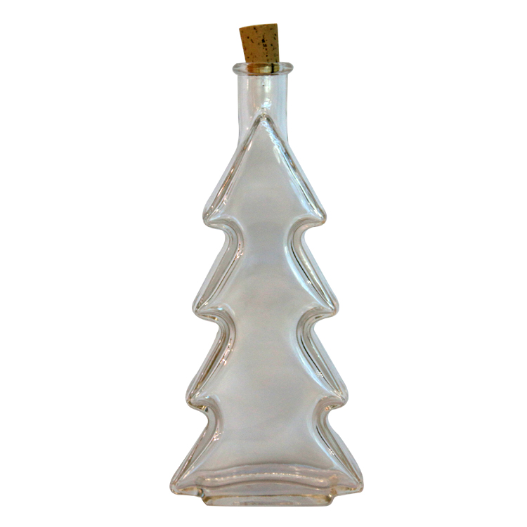 圣诞树瓶 So031玻璃瓶 100ml+10011瓶塞