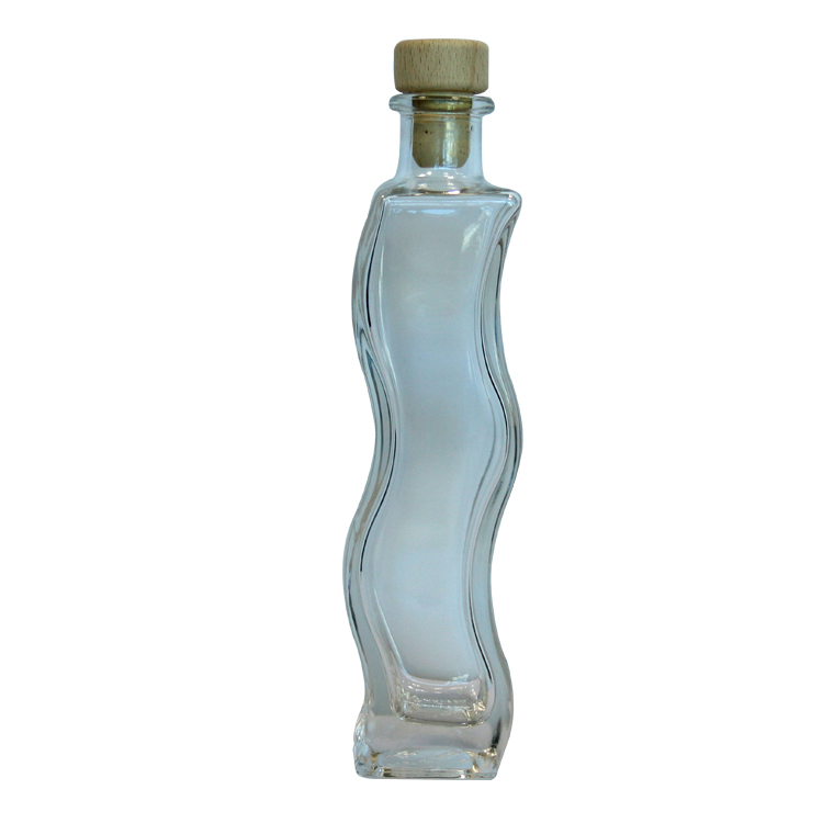 波浪瓶 11302玻璃瓶 200ml+10074瓶塞