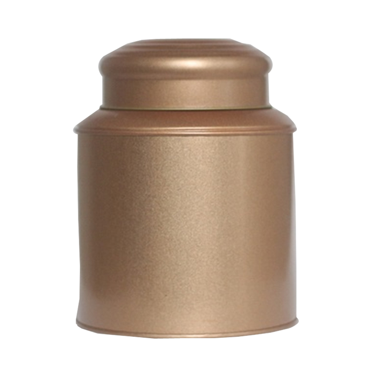 马口铁茶罐：金色小号（100mm*150mm）				